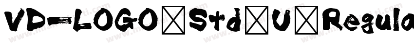 VD-LOGO Std U Regula字体转换